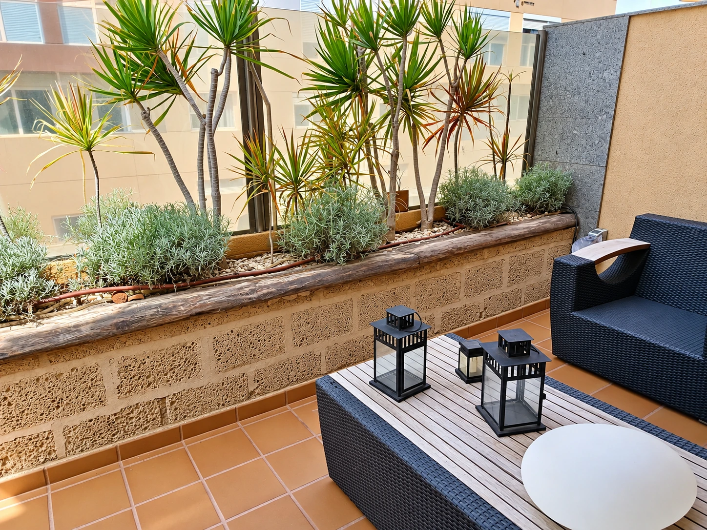 Private terrace at a house for sale in El Médano, Tenerife