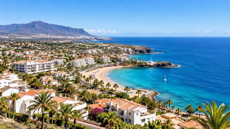 Tenerife property market and coastal residential areas