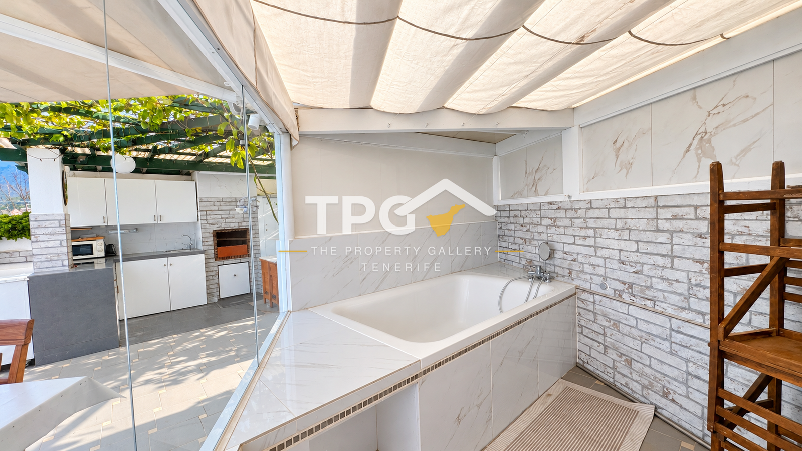 TPG-C2447 outdoor chill out area Penthouse Apartment for Sale in Costa Adeje with Panoramic Sea Views