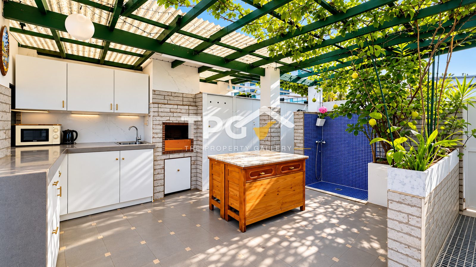 TPG-C2447 outdoor terrace 1.3 Penthouse Apartment for Sale in Costa Adeje with Panoramic Sea Views